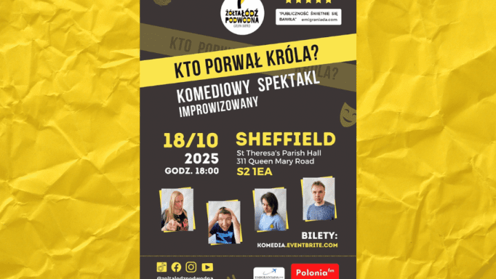 Żółta Łódź Podwodna w Sheffield