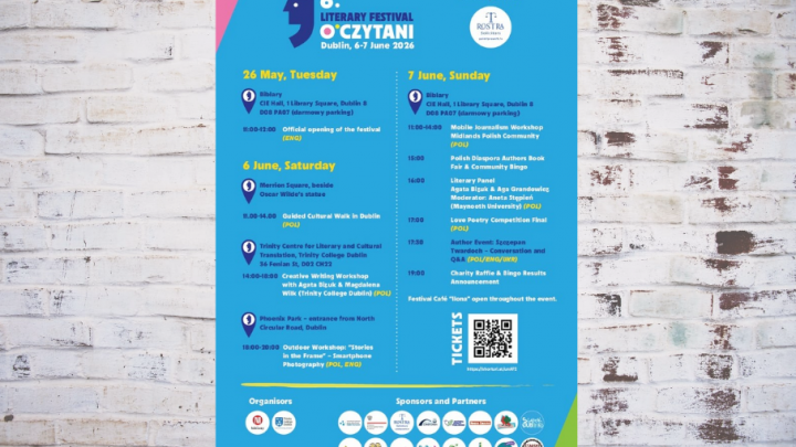 Festiwal O’Czytani w Dublinie – zapowiedź